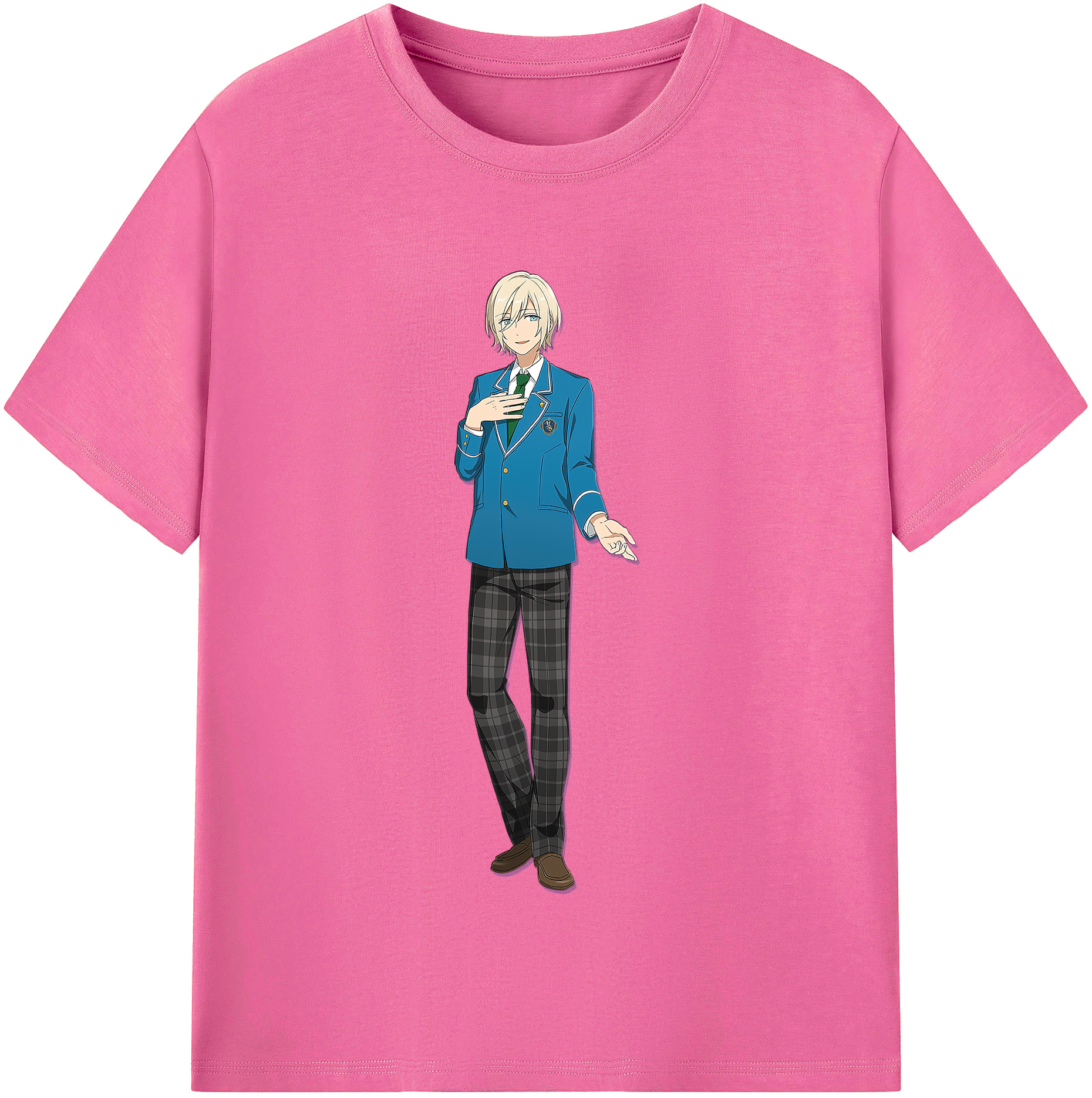 （画像用） あんさんぶるスターズ! Ensemble Stars レディースカジュアルプリントTシャツ（綿100％）